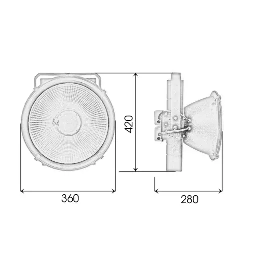 Đèn pha PCC chip LED SMD - Công suất 400W - Ảnh 7