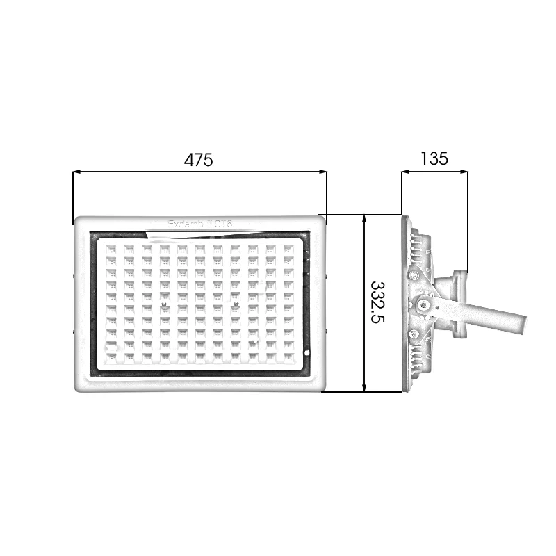 Đèn phòng nổ DNP1S400 - Ảnh 5
